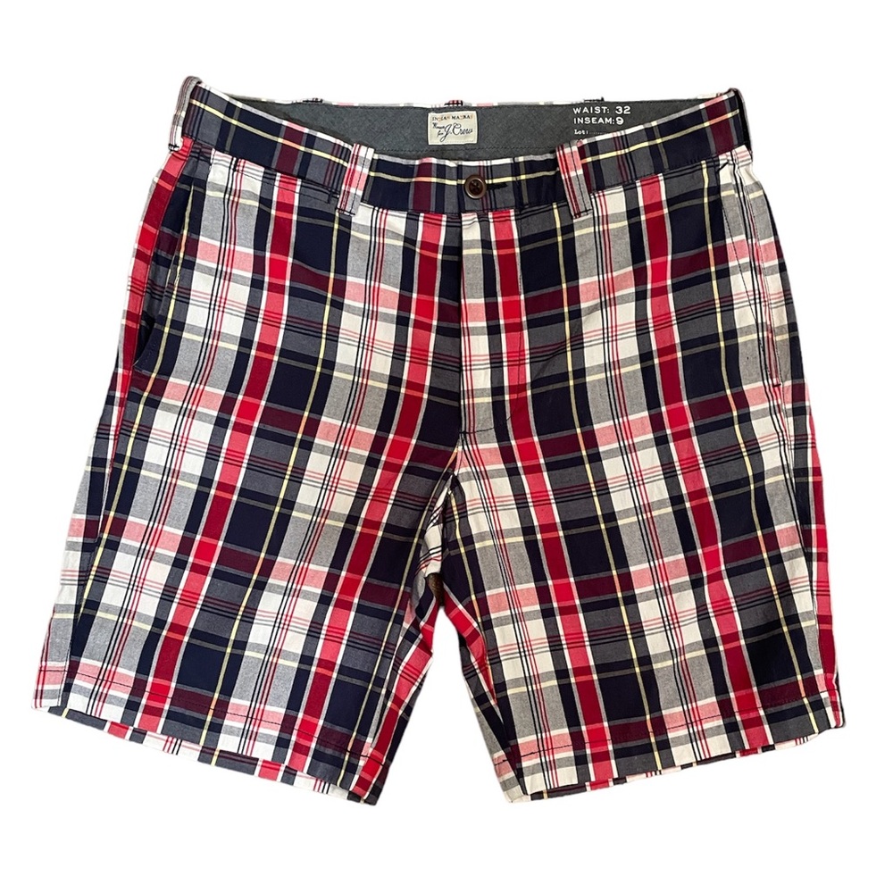 J. Crew men’s plaid shorts - size 32